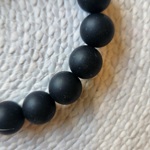 Silicone beaded keychain bracelet BNWOT - Picture 3 of 4